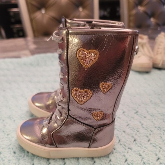 Toddler Girls Michael Kors Sneaker Boots Size 5T - Picture 3 of 8